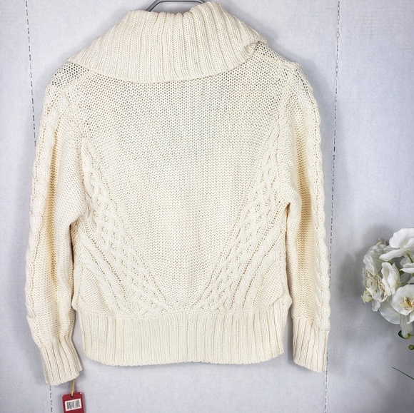 TapeMeasure Chunky Cozy Cable Knit Cardigan XLP - Picture 3 of 7